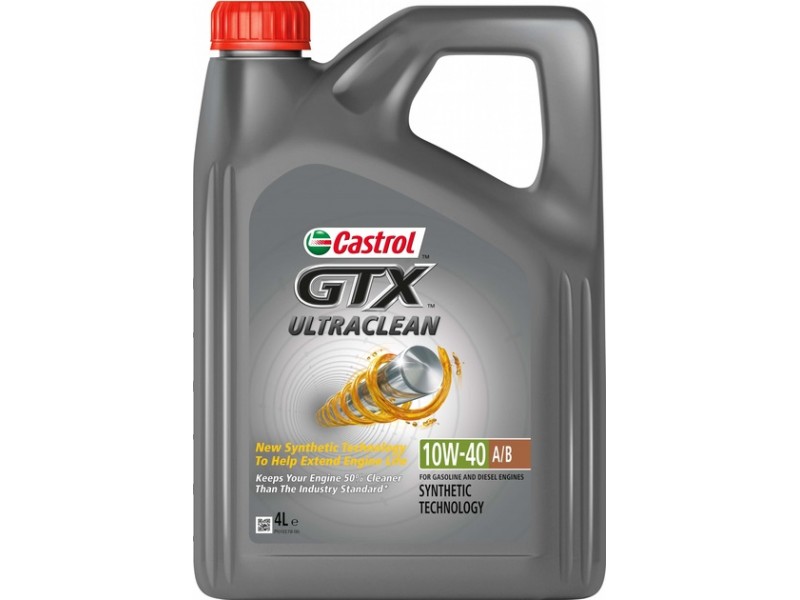 Олива моторна CASTROL 10W40 GTX 4л Ланос / Сенс Олива моторна CASTROL 10W40 GTX 4л Ланос / Сенс