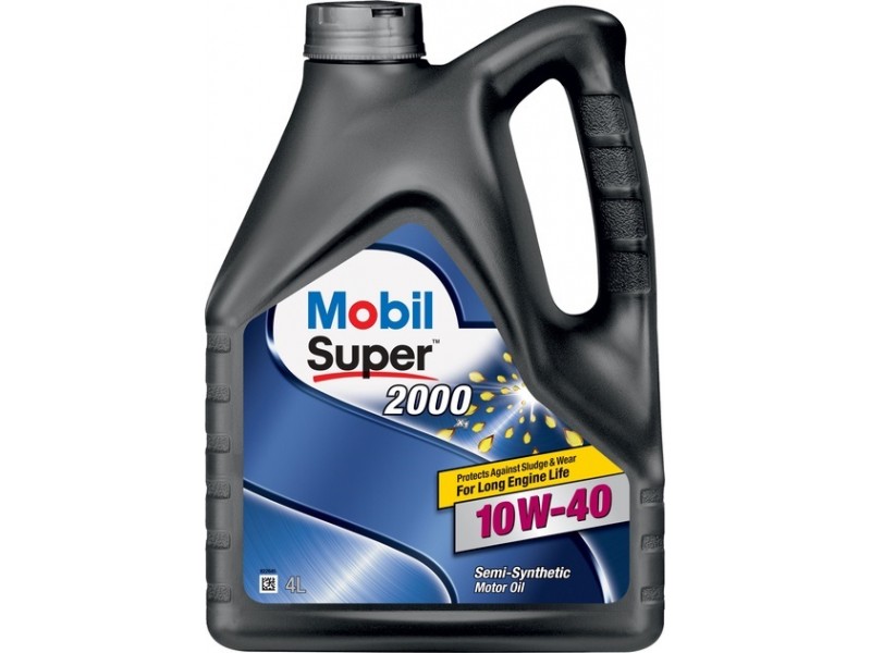 Олива моторна Mobil Super 2000 4л Ланос / Сенс Олива моторна Mobil Super 2000 4л Ланос / Сенс