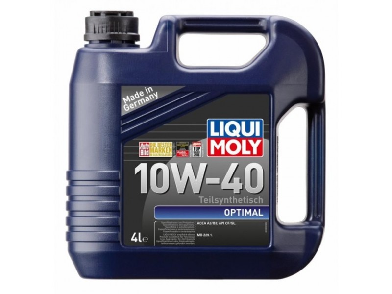 Олива моторна Liqui Moly Optimal 10W-40 4л Ланос / Сенс Олива моторна Liqui Moly Optimal 10W-40 4л Ланос / Сенс