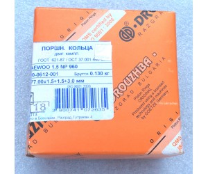 Кольца поршневые Ланос / Сенс